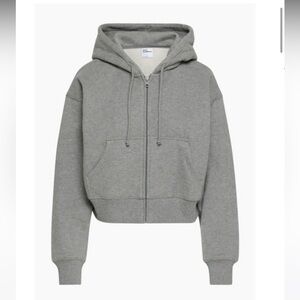 COZY FLEECE BOYFRIEND BOXY ZIP HOODIE